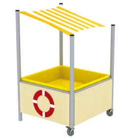 Mobiler Matschtisch mit Schrägdach-image