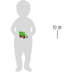 Traktor aus Holz, grün-image