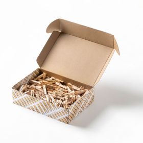 Holzklammern natural Jumbo-Packung, 500 g, sortiert-image