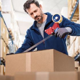 Paketband Plastik Bio transparent, tesa für Kartons bis 20kg (66mx50mm)-image