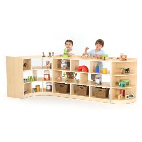 Raumteiler Regal Owlaf, 3 Böden, 8 Fächer-image