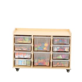 Mobiles Regal m.3 Reihen- 8 kleine & 2 große Boxen-image