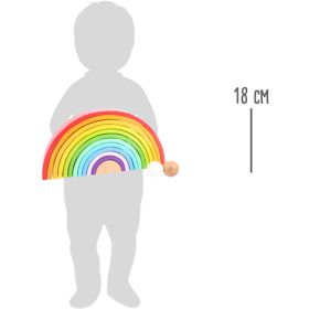 Holzbausteine Regenbogen XL-image