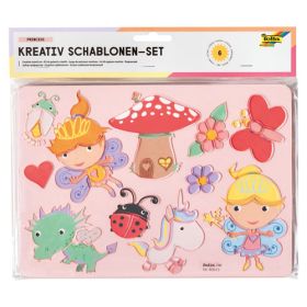 Kreativ-Schablonen-Set Princess, 6-tlg.-image