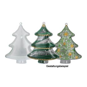 Kunststoff Tannenbaum, teilbar mit Aufhänger H 10 cm-image
