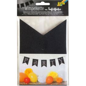Wimpelkette aus Tafelfolie, L 3,50 m, 14 Wimpel-image