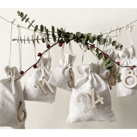 Adventskalender-Zahlen aus Holz-image