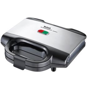 Sandwichmaker, antihaftbeschichtete Toastplatten, 700 Watt, Edelstahl/schwarz-image