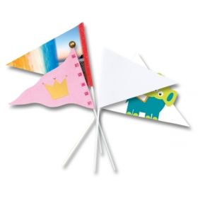 Papierfähnchen, Wimpel, 20 Stk.-image