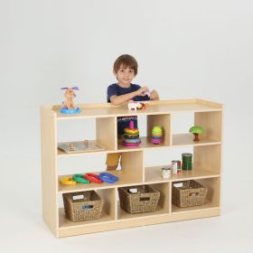 Raumteiler Regal Owlaf, 3 Böden, 8 Fächer-image