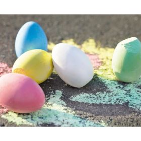 Straßenmalkreide in Eierform, 6 Stk.-image