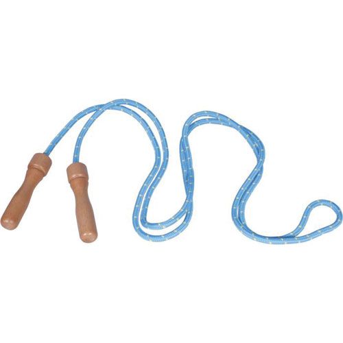 Outdoor active Springseil bunt, Holzgriff, Länge 250 cm, sortiert-image