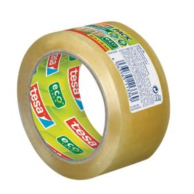 Paketband Plastik Bio transparent, tesa für Kartons bis 20kg (66mx50mm)-image