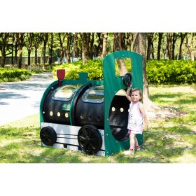 Außenspielgerät Kriechtunnel Lokomotive-image