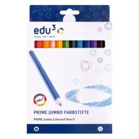edu³ Prime Jumbo Sechskantgriff, 12er Sortiment-image