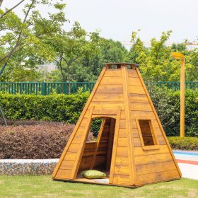 Outdoor Spielhaus Waldhütte-image