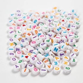 Buchstaben Perlen, A-Z, 0-9 und Herz, mix, 1500 Stk.-image