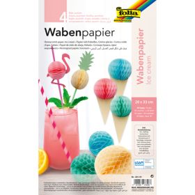 Wabenpapier Ice Cream, 20 x 33 cm, 4 Blatt-image