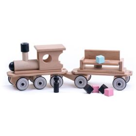 DYNAMIKO Holzzug Lore/Kippwagen-image