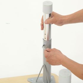 Tisch Owlaf trapezförmig, 120 x 60 cm, höhenverstellbar-image