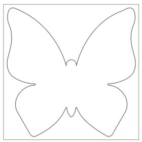 Blanco Motive "Schmetterling", 300 gr, 20 Stück-image