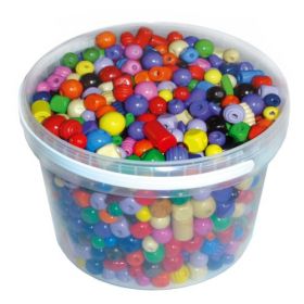 Holzperlen-Mischung, 1200 g-image