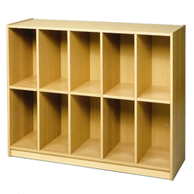 Offenes Ergänzungsregal zu KLR 10G mit 4 Fächern B/H/T: 61x110x45 cm-image