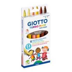 GIOTTO Turbo Maxi Skin Tones, 6 Stück-image