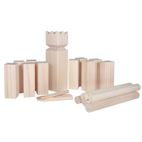 Outdoor active Schwedenschach-Kubb, 21-teilig im Netz-image