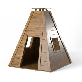 Outdoor Spielhaus Waldhütte-image