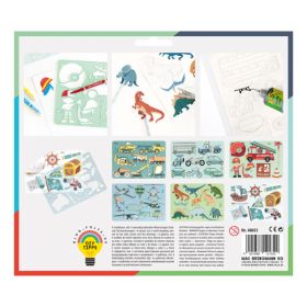 Kreativ-Schablonen-Set Adventure, 6-tlg.-image