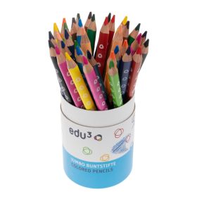 edu³ Jumbo tri, 36er-Dose, in 12 Farben sortiert-image