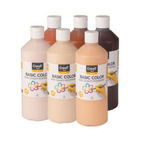 Creall Basic Color-Set Colours of the World, 6x 500 ml-image