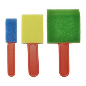 Schwammpinsel bunt, 3er Set-image