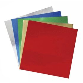 Alu-Faltblätter, 10 x 10 cm, 50 Blatt, Sortiment-image