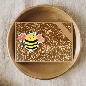 Motivkarton Mattline 250 g, "Bienchen" 10 BG-image