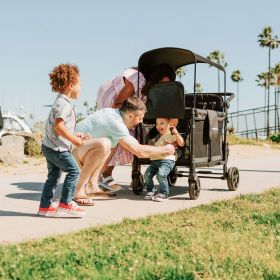 Wonderfold Kinderwagen W4 Elite für 4 Kinder-image