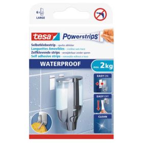 tesa Powerstrips large, waterproof, 6 Stk.-image