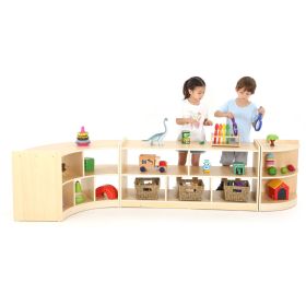 Raumteiler Regal Owlaf, 1 Einlegeboden, 5 Fächer-image