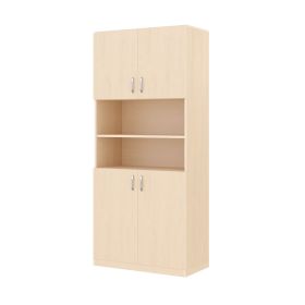 Regalschrank 180-80, 4 Türen, mit Holzsockel-image