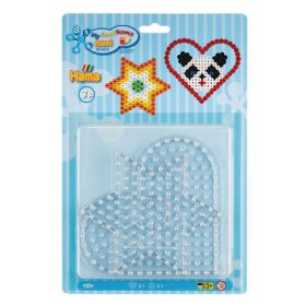 Hama Stiftplatten Maxi Stern und Herz (2er Set) ca. 16 x 19 cm-image