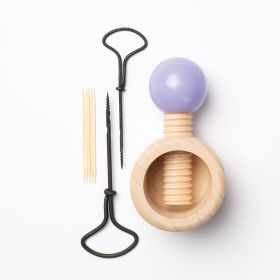 Kastanienbohrer Set aus Holz-image