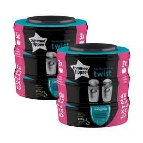 Nachfüllkassette für Sangenic Windeleimer Tec und Twist & Click, 6 Stk.-image