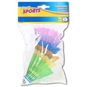 New Sports Federbälle, bunt, 6 Stück-image