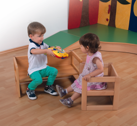 Verwandlungsstuhl B/H/T: 35x35x35 cm, SH: 15, 22 und 34 cm-image
