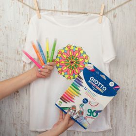 Textilmalstifte Giotto Decor textile, 12 Stk.-image