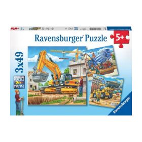 Puzzle Große Baufahrzeuge 3x 49-tlg.-image
