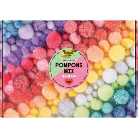Pompons Mix Jumbo Pastell, 300 g-image