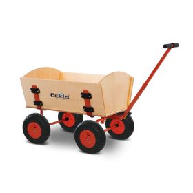 Bollerwagen aus Holz mit Luftbereifung, Länge 70 cm-image
