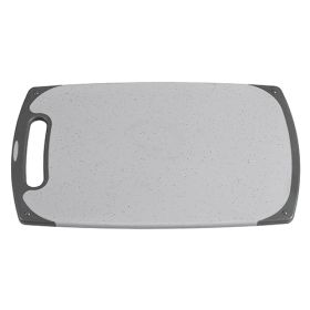 Schneidbrett, Kunststoff, 20 x 33 cm, rutschfest, grau / granit-image